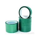 Green Single Side Self Adhesive Silicone PET Tape